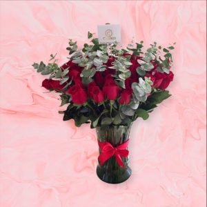 Jarrón 100 Rosas