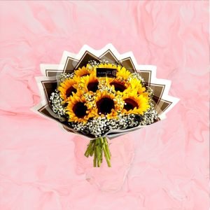 Ramo 10 Girasoles Y Baby