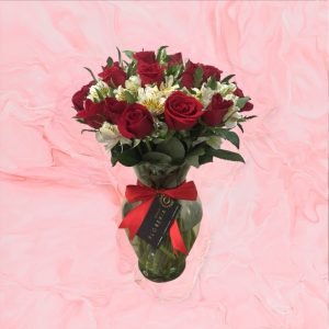 Jarrón 24 Rosas