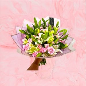 Ramo Premium 10 Lilis Y 24 Clavelinas